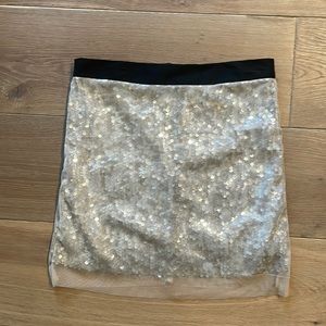 Sequin mini skirt